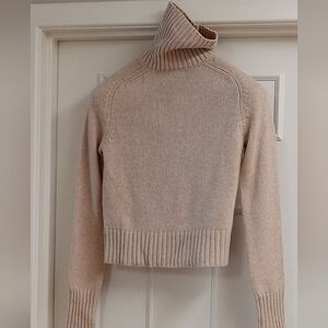 Club Monaco Beige Cowl Neck Sweater